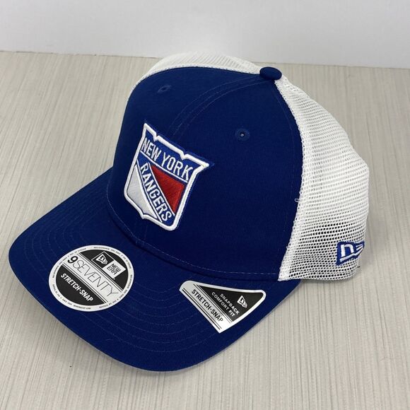 New York Rangers New Era 9Seventy 2 Tone Adjustable Snapback Trucker Hat NEW - Picture 3 of 6